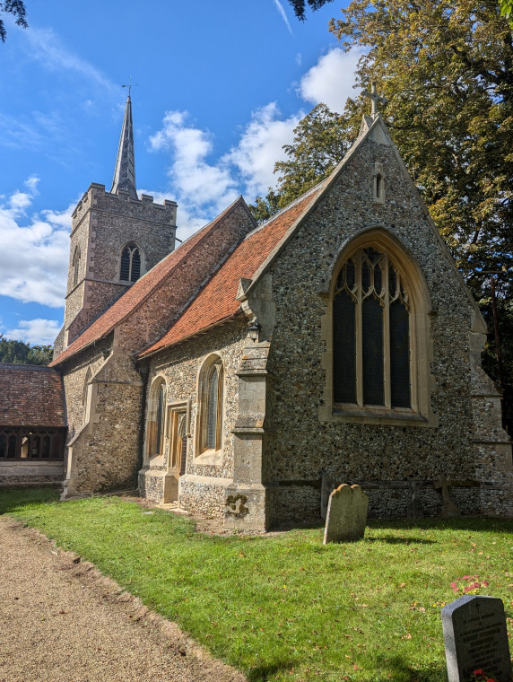 Abbess Roding Church East Face 17th September 2024 Copyright: William George