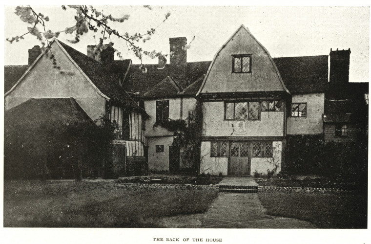 Paycockes Coggeshall Back of House 1920 Copyright: Photograph