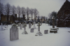 Westcliff North Road Burial Ground Snow  January 1987