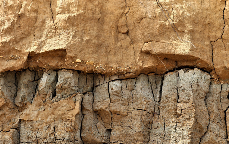 Walton on the Naze Loess Deposit resting on slope deposit Copyright: William George