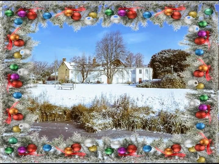 Dagenham Valence House Museum Christmas Snow Scene Copyright: Valence House Museum