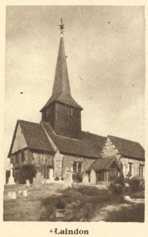 Laindon Church Arthur Mee 1942 Copyright: Arthur Mee 1942