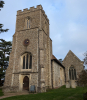 Little Easton church tower from west side 