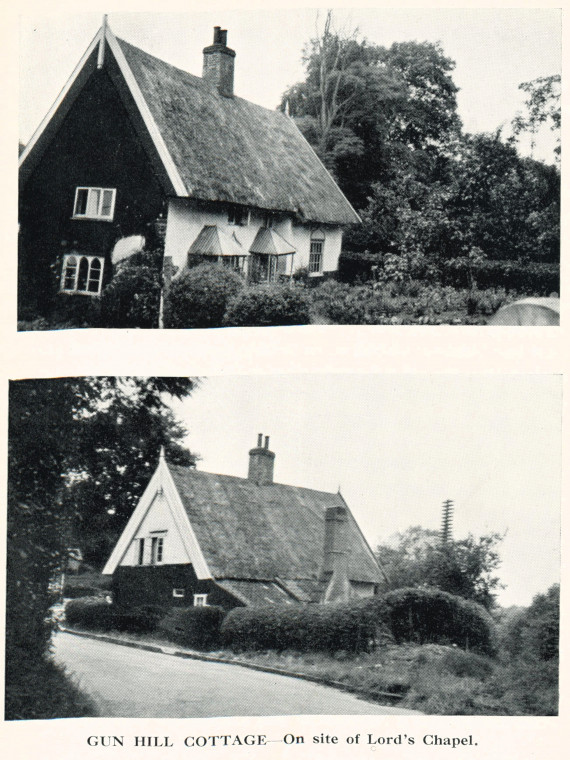 Dedham Gun Hill Cottage Photographs 1937 Copyright: William George