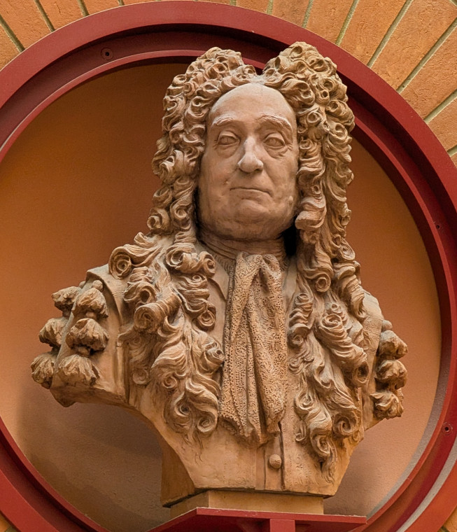 Sir Hans Sloane 1660 to 1753 bust Copyright: Michael Rysbrack