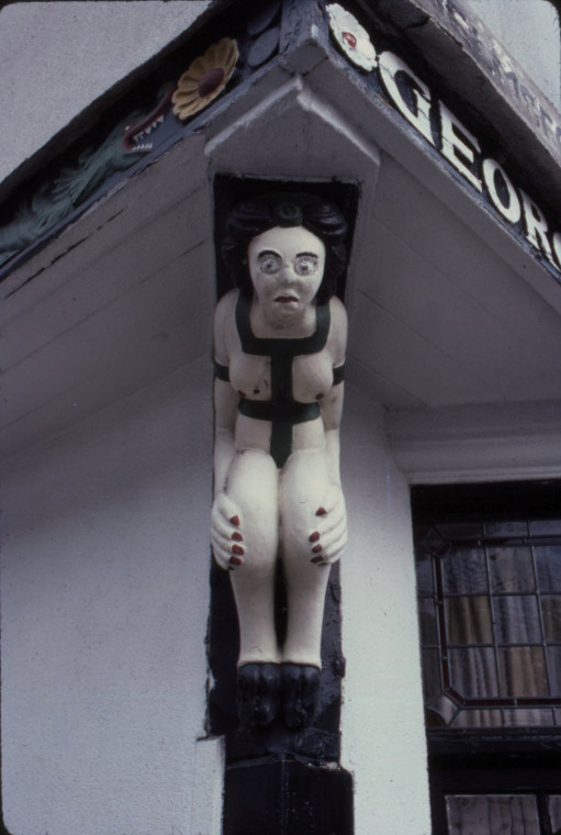 Felsted Dragon beam effigy Copyright: Roger Payne