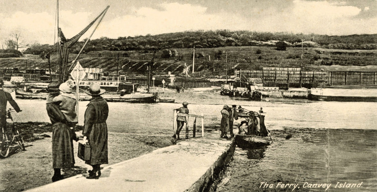 Canvey The Ferry Post Card Copyright: Post Card