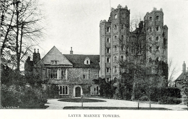 Layer Marney Towers Country Seat 1897 Copyright: William George