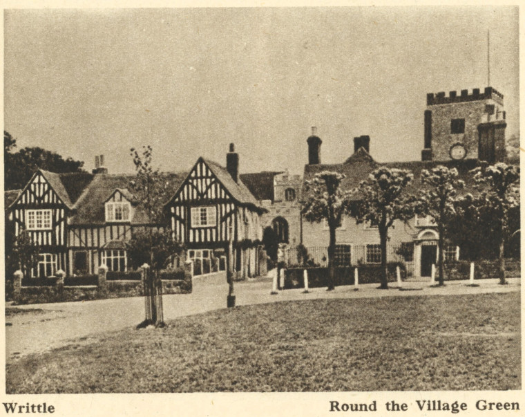 Writtle Round the Green Arthur Mee 1942 Copyright: Arthur Mee 1942