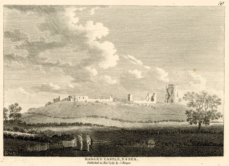 Hadleigh Castle 1783 Print Copyright: William George