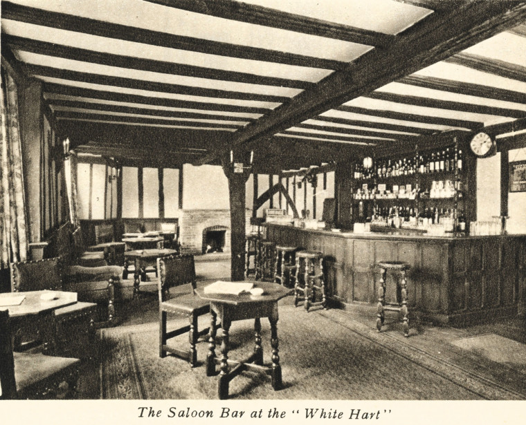 Braintree White Hart Saloon Bar 1938 Copyright: Essex Field Club