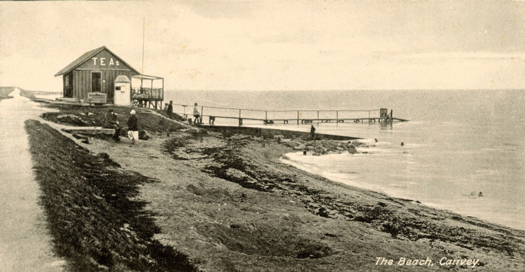 Canvey Beach and Tea Room Post Card Copyright: Post Card