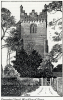 Fryerning Church west view of tower Godman 1905 