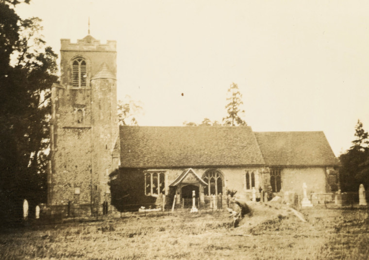 Latton Church St Mary 1930s photograph Copyright: Photograph