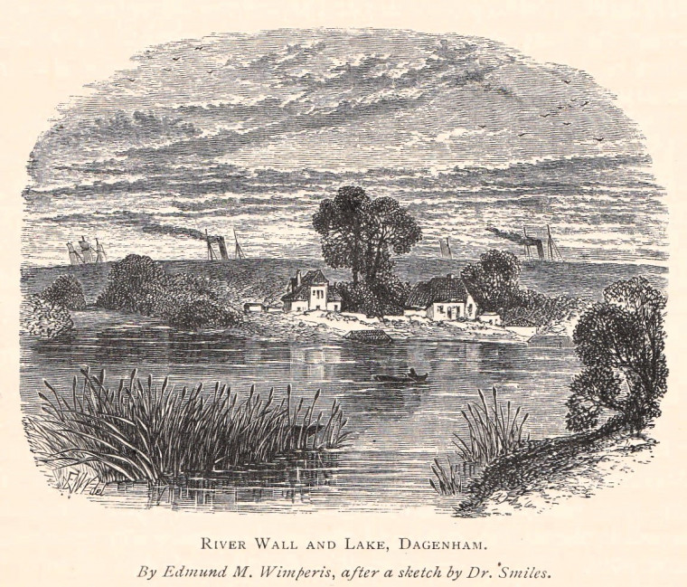 Dagenham River Wall and Lake Copyright: William George