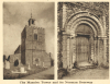 Finchingfield Church Tower and Doorway Arthur Mee 1942 