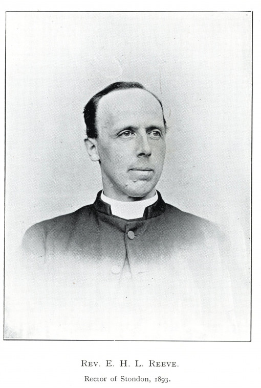 Stondon Massey Reverend E H L Reeve Copyright: E H L Reeve Stondon Massey 1900