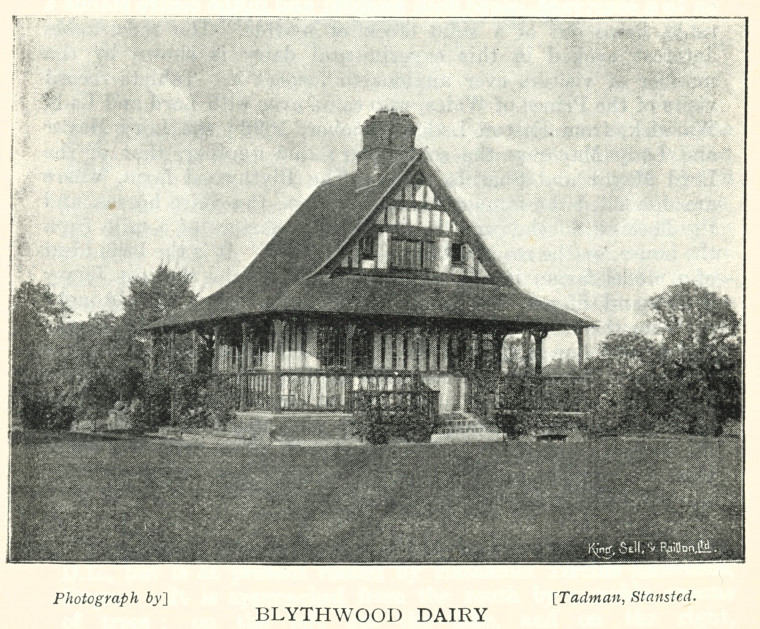 Blythwood Dairy Stanstead 1897 Copyright: William George