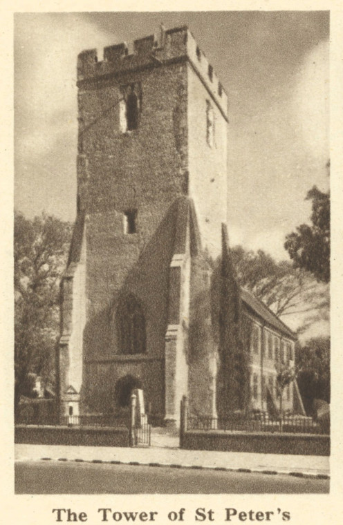 Maldon St Peters Tower Plume Library Arthur Mee 1942 Copyright: Arthur Mee 1942