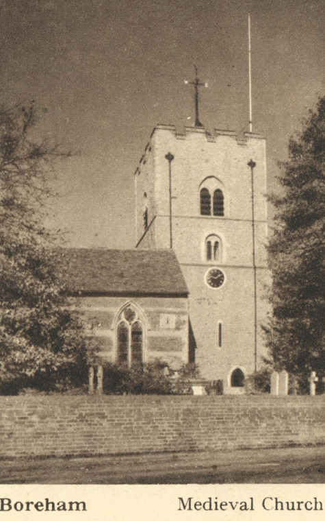 Boreham Church Arthur Mee Essex 1942 Copyright: Arthur Mee 1942