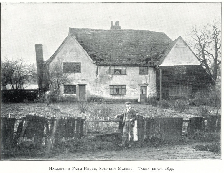 Stondon Massey Hallsford Farm before 1899 Copyright: E H L Reeve Stondon Massey 1900