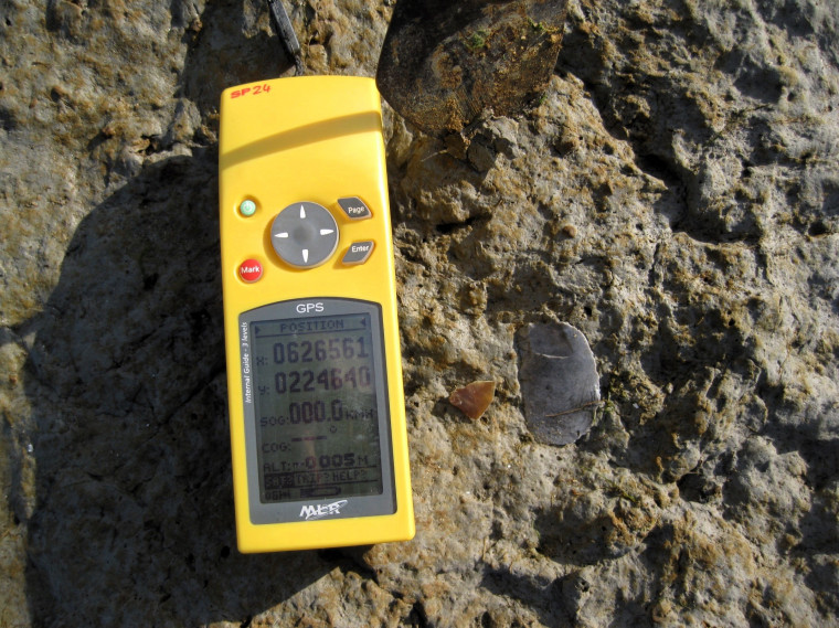 Walton on the Naze in situ Bronze Age flint Copyright: William George