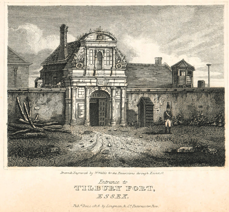 Tilbury Fort Essex Excursions 1818 Copyright: W Wallis