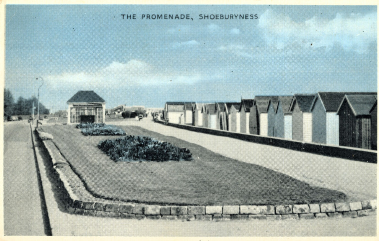 Shoeburyness Promenade Colour Post Card Copyright: William George