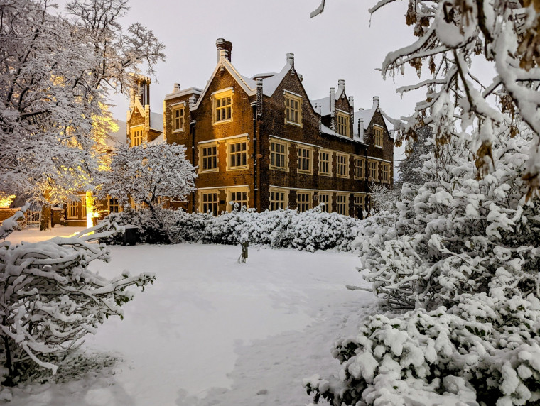 Barking Eastbury House in the snow 1 Copyright: William George