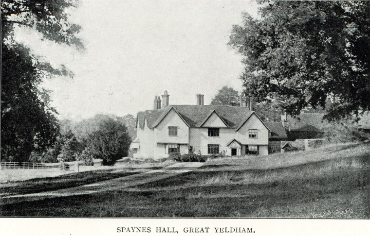 Spaynes Hall  Country Seat 1897 Copyright: William George