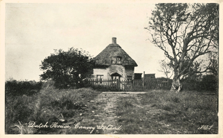 Canvey Island Dutch House Black and White  Post Card Copyright: Post Card