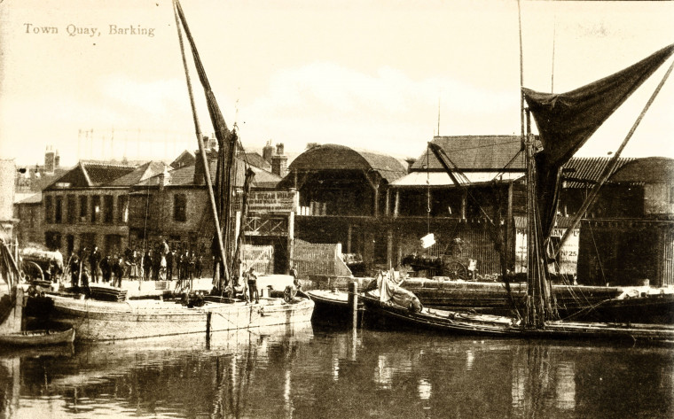 Barking Town Quay Post Card Copyright: William George