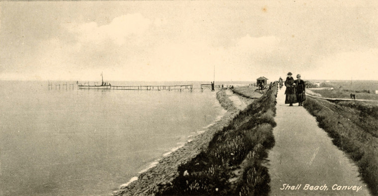 Canvey Shell Beach Post Card Copyright: Post Card