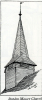 Stondon Masey Church belfry and spire Godman 1905