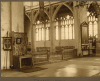 Thaxted Church Interior 1940s