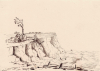 Walton on the Naze 1860s sketch of Steep Cliffs 