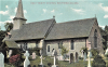 Great Baddow Church Coloured Post Card