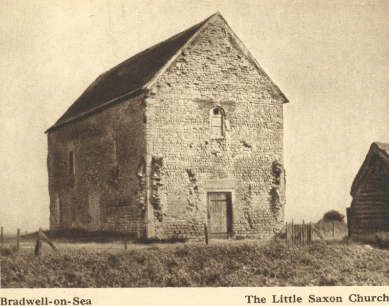 Bradwell Saxon Church Arthur Mee Essex 1942 Copyright: Arthur Mee 1942