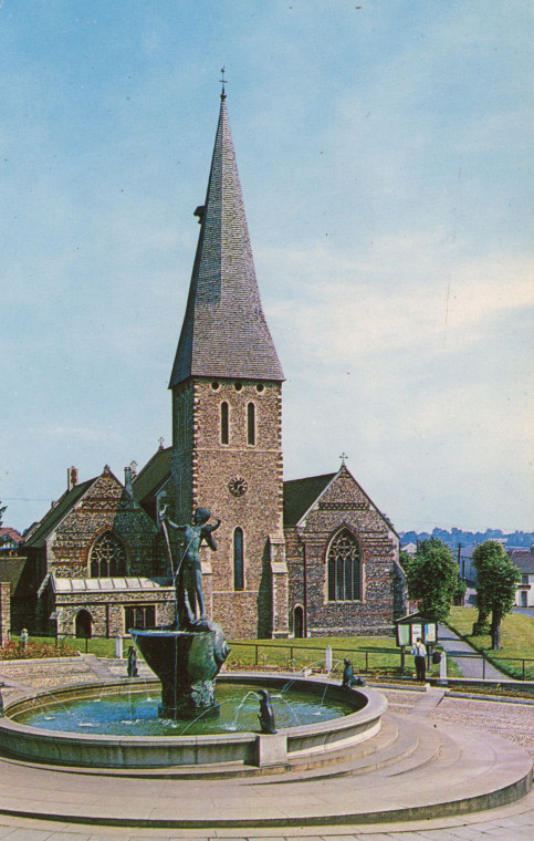 Braintree Church West View Post Card Copyright: William George