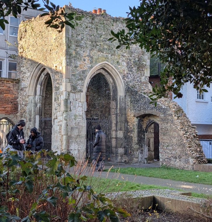 Brentwood St Thomas Chapel Ruin 5 Copyright: William George