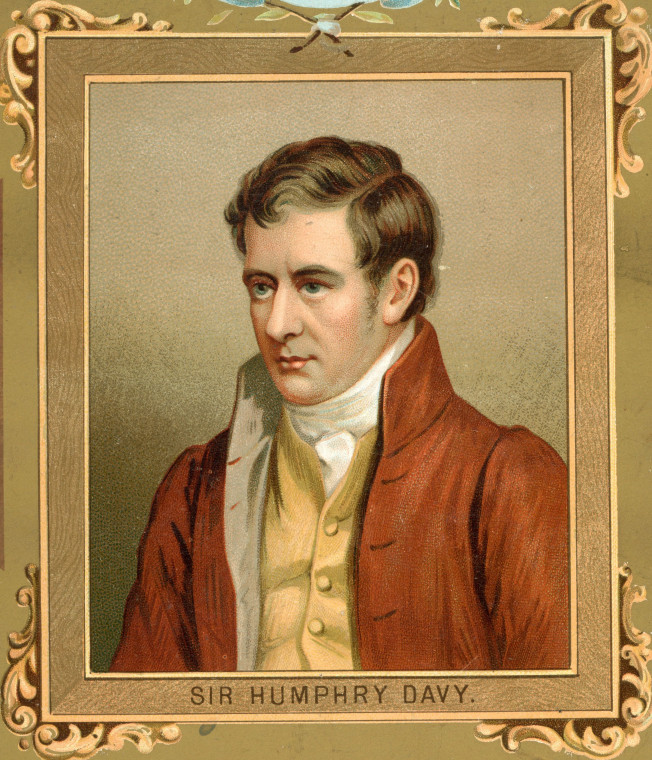 Sir Humphry Davey 1778 to 1829 Copyright: William George