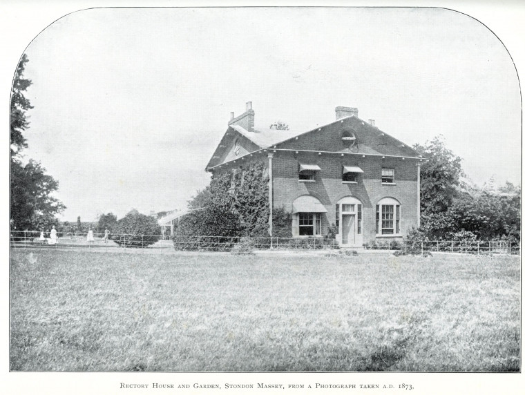 Stondon Massey Rectory 1873 Copyright: E H L Reeve Stondon Massey 1900