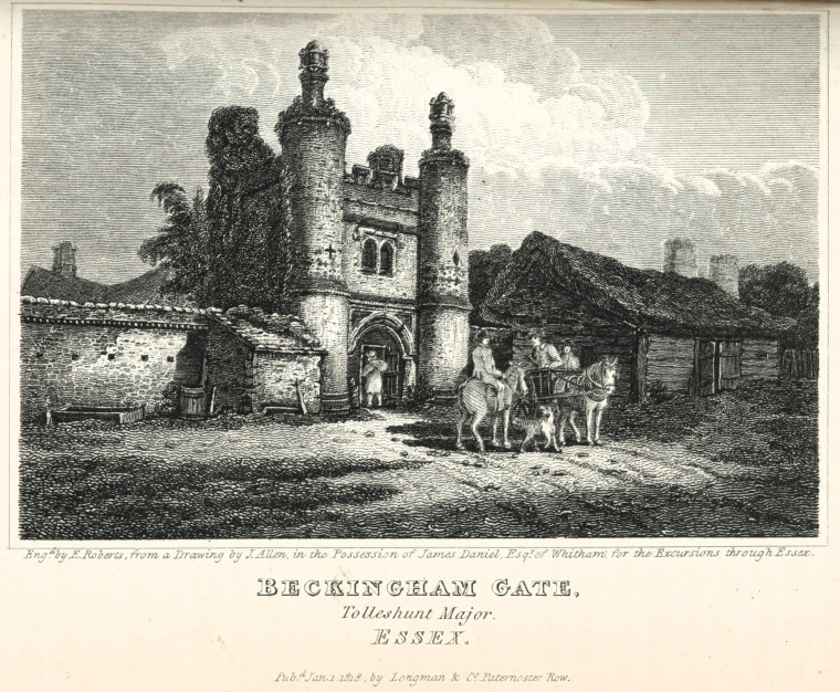 Beckingham Gate Essex Excursions 1818 Copyright: J Allen