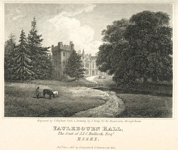 Faulkbourne Hall 1818 Essex Excursions Copyright: J Greig