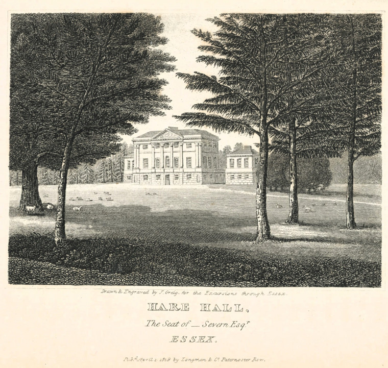 Hare Hall 1818 Essex Excursions Copyright: J Greig