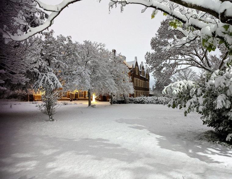 Barking Eastbury House in the snow 3 Copyright: William George