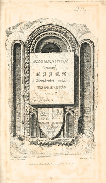 Half Title Page Volume 1 1818 Essex Excursions Copyright: J Greig