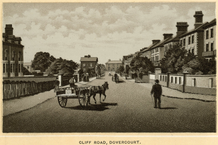 Dovercourt Cliff Road circa 1890 Album Copyright: Charles Reynolds and Co Album