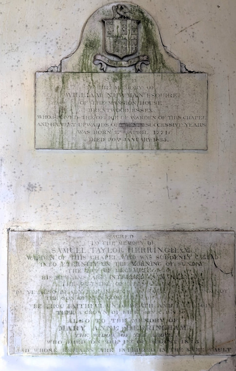 Brentwood St Thomas Church St Thomas Monuments Copyright: William George 2 January 2025