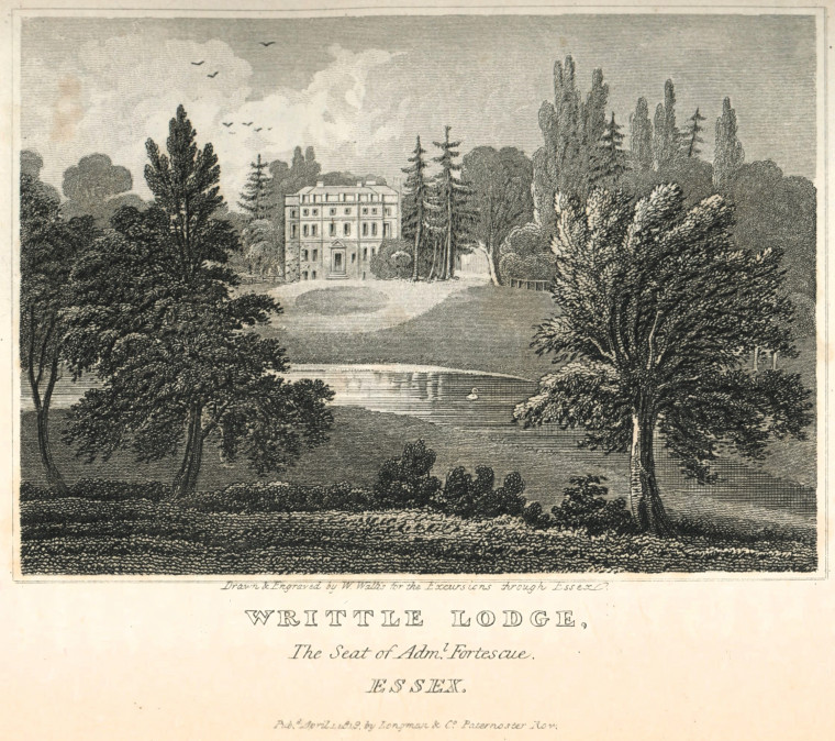 Writtle Lodge Essex Excursions 1818 Copyright: W Wallis